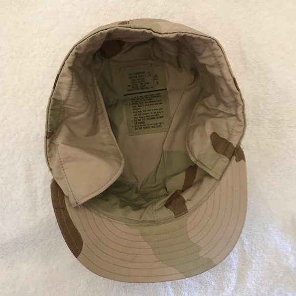 U.S. Military Issue Camouflage Fitted 7-1/8 Winter Cotton Cap - Picture 7 of 13